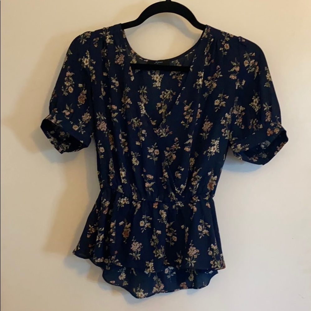 Floral print top